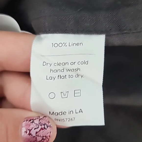 NWOT MATE The Label Vintage Issa Linnen Top - Picture 11 of 11